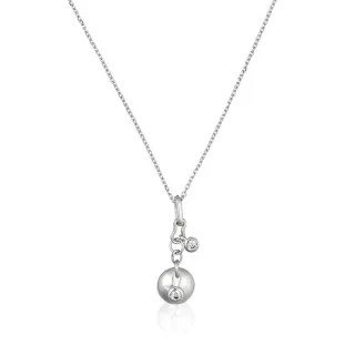 Orphelia Damen-Kette aus 925er Sterlingsilber mit Anhänger – Silber ZH-4759