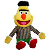 Sesamstrasse Handpuppe Bert Hand-Puppe Sesamstrasse 35 cm Plüsch-Figur Kuschel-Tier