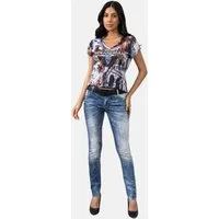 Cipo & Baxx Slim-fit-Jeans Jeans im Used-Look, WD443