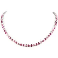 Le Bijou Collier Crystal Whisper, Tennis-Collier 42cm mit Markenkristallen