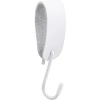 HOME DELUXE S-Haken SHAPE - Mengenauswahl, Gaderobenleiste, (20-St), mit Lederschlaufe I Kleiderhaken, Garderobenhaken