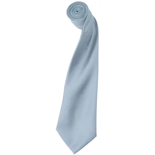 Premier Herrenkrawatte aus Satin (schmale Klinge) (2er-Pack) (Hellblau)