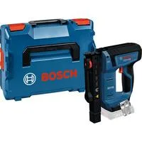 Akku-Holzklammerer GTH 18V-14 Professional solo, 18Volt, Elektrotacker blau/schwarz, ohne Akku und Ladegerät, in L-BOXX