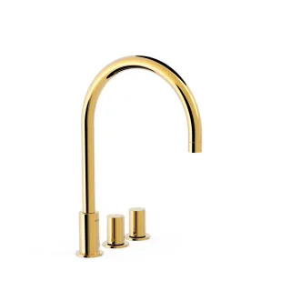 Tres 3 Loch 2 Griff Waschtischarmatur Beliebige Installation Mit Griff, 06110501OR 06110501OR