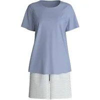 CALIDA Shorty Marine Dreams Damen (2 tlg) weich, pflegeleicht, elastischer Hosenbund