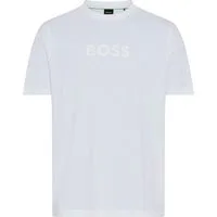 BOSS GREEN T-Shirt TS Logo reine Baumwolle, Regular Fit, Rundhalsausschnitt