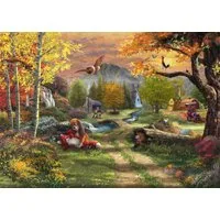 Schmidt Spiele Puzzle 1000 Teile Puzzle Thomas Kinkade Disney Fox and Hound 58050, Puzzleteile