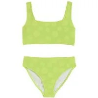 LIPSY Bustier-Bikini Lipsy Bikini mit U-Ausschnitt und Struktur (2-St)
