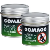 GOMAGO Vergrämungsmittel Marderschutz für Ihr Auto, vertreibt den Marder aus dem Motorraum, 2-St., Zuverlässige und einfache Marderabwehr durch Duftstoff