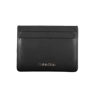 Calvin Klein Schwarze Leder Geldbörse für Männer