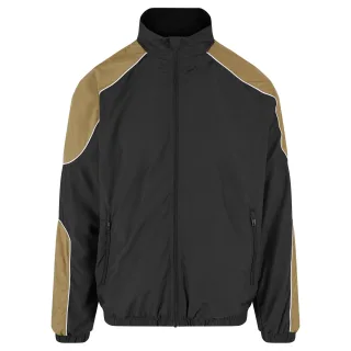 Urban Classics - Trainingsjacke Paspeliert für Herren (Schwarz)
