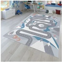 TT Home Teppich Kinderzimmer, Rechteckig, Höhe: 4 mm, Kinderzimmerteppich Teppich Junge Mädchen Kinderteppich Baby Rutschfes