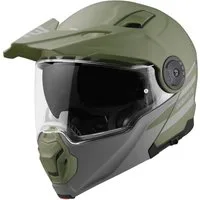Bogotto Motocrosshelm FG-102 Duo Fiberglas Enduro Klapphelm, integriertes Sonnenvisier