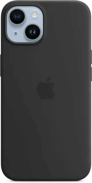 Apple Silikon Case mit MagSafe [für iPhone 14] mitternacht