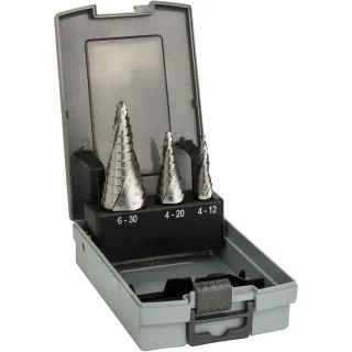 Bosch Stufenbohrer HSS-Set, 3-teilig, 4 - 12 mm, 4 - 20 mm, 6 -30 mm - 2608587426