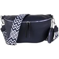 MIRROSI Bauchtasche Damen Taschen, Umhängetasche, Brusttasche, 33x20x10cm oder 24x14x7cm (Schultertasche aus Veganleder für jeden Anlass), Crossbody Bag, Bohemian gemusterten & verstellbaren Schulterriemen