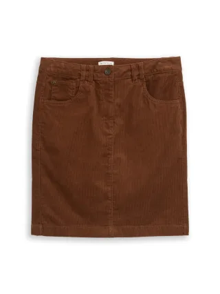 Tom Tailor - Cordrock mit Taschen camel - Gr. - 38