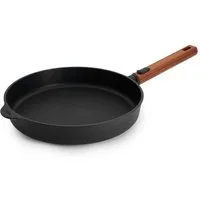 WOLL Bratpfanne Guss-Flachpfanne 28 cm Eco Logic QXR schwarz, (1-tlg), Aluminium, schwarz, nicht spülmaschinengeeignet, Induktion, Antihaft