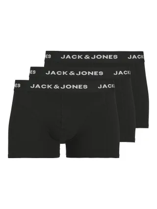 JACK&JONES - JACANTHONY TRUNKS 3 PACK BLACK Black - Gr. - XL