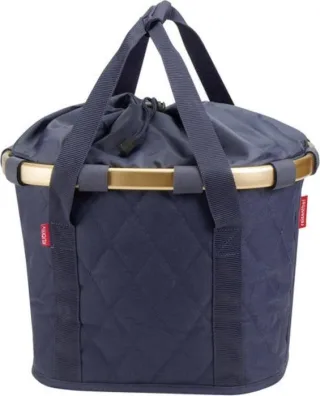 KLICKfix Bikebasket Lenkertasche rhombus midnight gold 15 L
