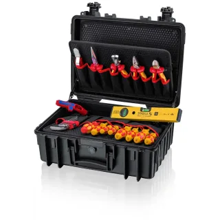 KNIPEX Werkzeugkoffer Robust23 Start Elektro 24-teilig - 002134HLS2
