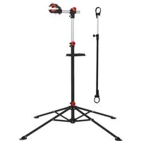 ECD Germany Fahrradhalter Reparaturständer Montageständer 360° drehbar E-Bike MTB Profi, Fahrrad-Montageständer höhenverstellbar 105-185cm max. 50kg schwarz