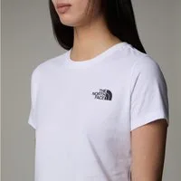 The North Face T-Shirt Redbox T-Shirt für Damen sportlicher Stil, Kurzarm, aus 100% Baumwolle