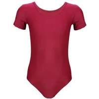 Aquarti Turnanzug Aquarti Mädchen Gymnastikanzug Kurzarm Ballett Trikot