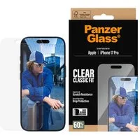 CARE by PanzerGlass Displayschutzglas Classic Fit Screen Protector für Apple iPhone 17 Pro, Displayschutzfolie, Schutzfolie, Bildschirmschutz, kratz- & stoßfest
