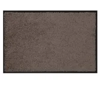 ANRO Fußmatte QUEEN Hochwertig Eingangsmatte Schmutzfangmatte, Rechteck, Höhe: 10 mm, Größe 40x60cm - Braun hohe Feuchtigkeitsaufnahme - mit Gummirand