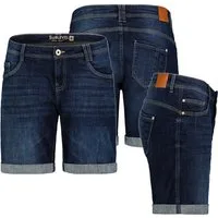 SUBLEVEL Bermudas Damen Jeans Shorts Bermuda Kurze Hose Shorts Short Denim Stretch Denim