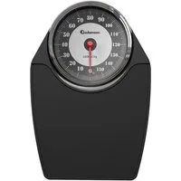 Adamson Personenwaage A24, mit extra großen Ziffern, Analoge Körperwaage bis 160kg