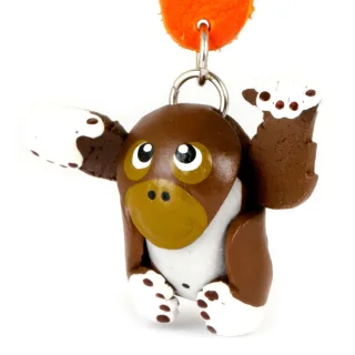 Orang Utan Schl?sselanh?nger aus Leder