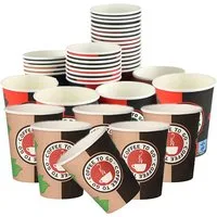 Lauroo Coffee-to-go-Becher TO GO 200 ml, 8 oz Mehrweg Coffee to Go Becher (2 x 50) - 100 Stk., 1-tlg.