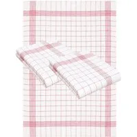 Betz Geschirrtuch 3er Set 50 x 68 cm Halbleinen Geschirrtücher MCT-12 HL, (3 er Set, 3-tlg., 3 Geschirrtücher 50x68 cm), Geschirrhandtuch Gläsertuch Jacquard Gläsertücher Küchentuch Handtuch
