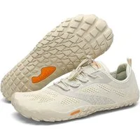 SAGUARO Smart I (flexible Sohle, breite Zehenbox) beige Barfußschuh
