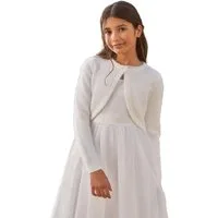 LIPSY Strickjacke Lipsy festlicher, flauschiger Bolero (1-tlg)