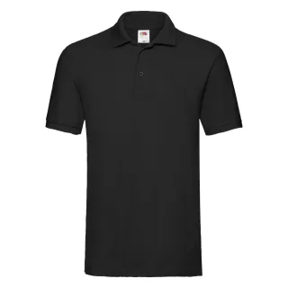 Fruit of the Loom - "Premium" Poloshirt für Herren/Damen Unisex (Schwarz)