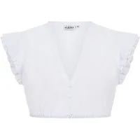 Nübler Dirndlbluse Dirndlbluse Liana in Polarweiß von Nübler