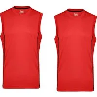 James & Nicholson Sporttop Doppelpack Herren Sporttop mit modischen reflektierenden Details JN423 (Spar-Set, 2er-Pack) Feuchtigkeitsregulierend, atmungsaktiv und schnell trocknend