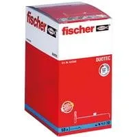 Kippdübel DUOTEC 10 hellgrau/rot, 50 Stück