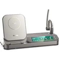 BH71 Workstation Pro, Headset schwarz, Bluetooth-Headset-System mit Workstation, USB-Dongle, Lade-Etui