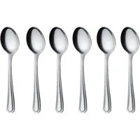 GRÄWE Kaffeelöffel (6 Stück), GRÄWE Kaffeelöffel 6 Stück, Edelstahl, Serie BERLIN