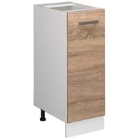 Vicco Apothekerschrank R-Line, Sonoma/Weiß, 30 cm ohne Arbeitsplatte (1-St)