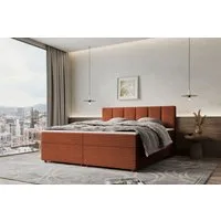 99rooms Boxspringbett Bergamo (Schlafzimmerbett, Bett), 140/160/180/200x200 cm, in Cordstoff AMBIENCE, mit Topper