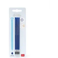 Legami Ersatzmine Ersatzmine für löschbaren Gelstift (3x blau) - Legami
