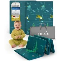 Laleni Spielmatte Krabbelmatte Baby, wasserdichte Spielmatte faltbar - Indoor & Outdoor, isolierende Spielmatte Kinder - weich & schützt vor kaltem Untergrund