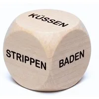 GICO Spielesammlung Liebeswürfel Spielwürfel für Paare- 1 Stück - 4138