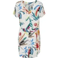 URBAN CLASSICS Jumpsuit Urban Classics Damen Ladies Short Viscose Belt Jumpsuit (1-tlg)