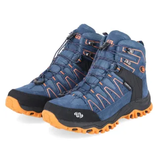 Brütting Sneaker MOUNT PINOS HIGH KIDS - Gr. 30 - Blau - Leder & Textil